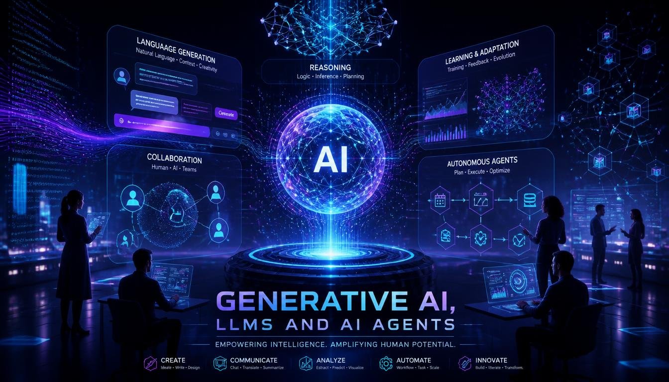 Generative AI, LLMs & AI Agents